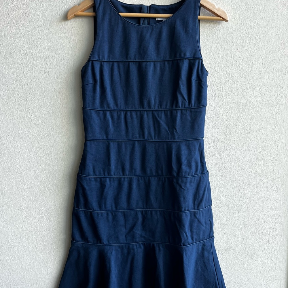 Navy Banana Republic dress
